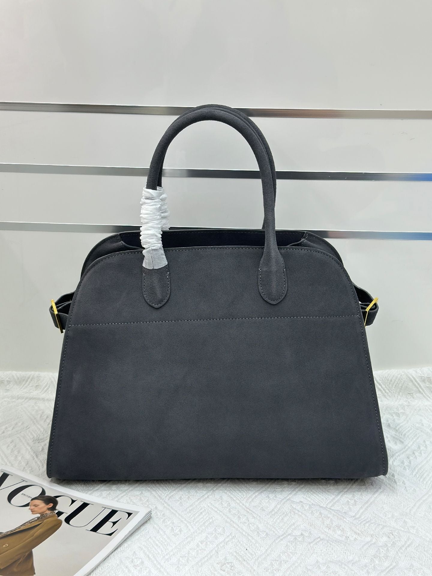 Attractive Popular Suede Commuter Computer Hand-held Handbags