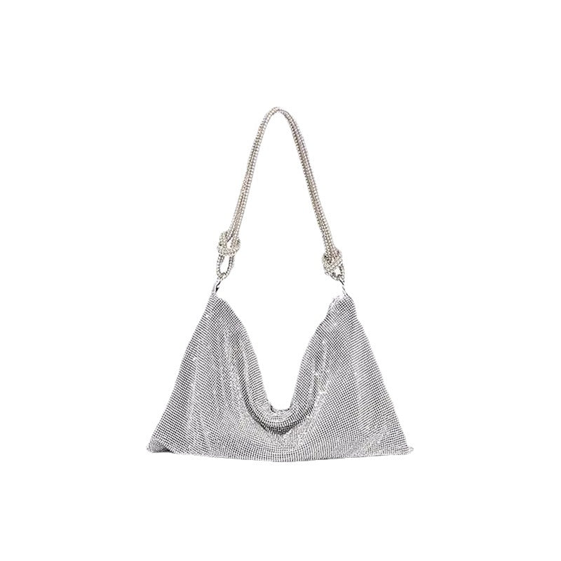 Women's Handmade Crystal Banquet Rhinestone Dinner Underarm Evening Bags