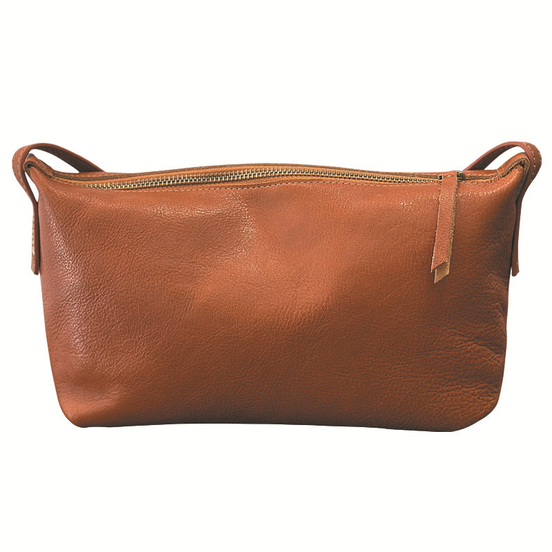 Leather First Layer Vegetable Tanning Cowhide Crossbody Bags