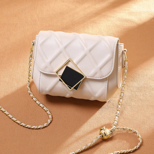 Women's Fashionable Genuine Leather High-grade Chain Crossbody Bags