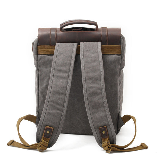Men's Retro Canvas Large Capacity Computer Backpacks