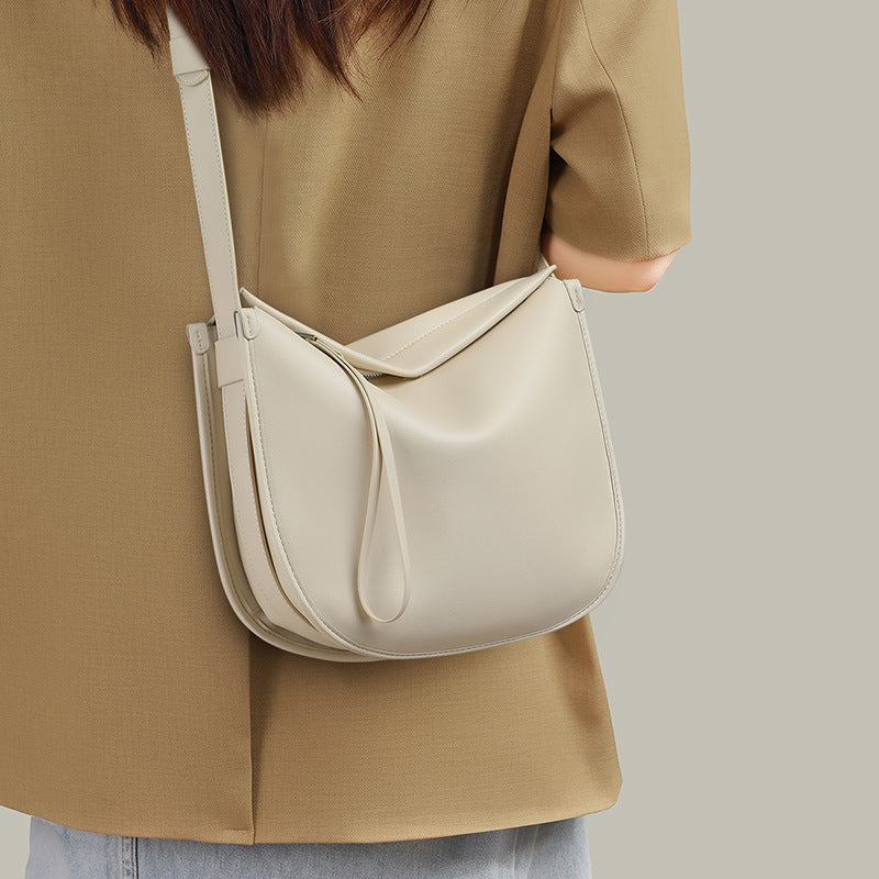 Women's Genuine Leather Large Capacity Underarm High Crossbody Bags