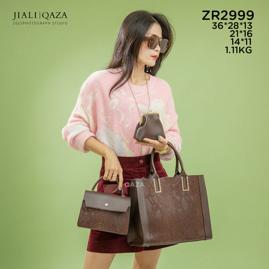 Women's Elegant Premium Snake Pattern Mother Handbags