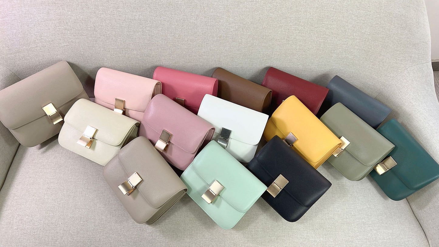Women's Genuine Leather Hand Rub Grain Fashion Bags