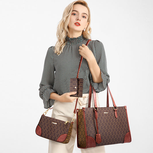 Women's Fashion Trendy Presbyopic Vintage Large Capacity Bags