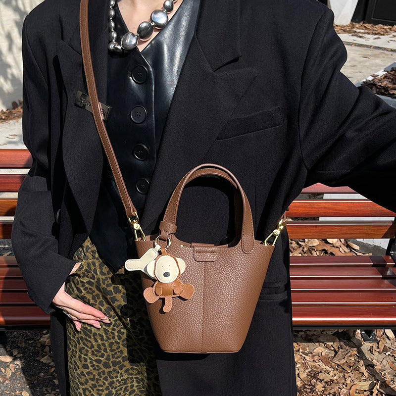 Women's Niche High Sense Genuine Leather Vegetable Bags