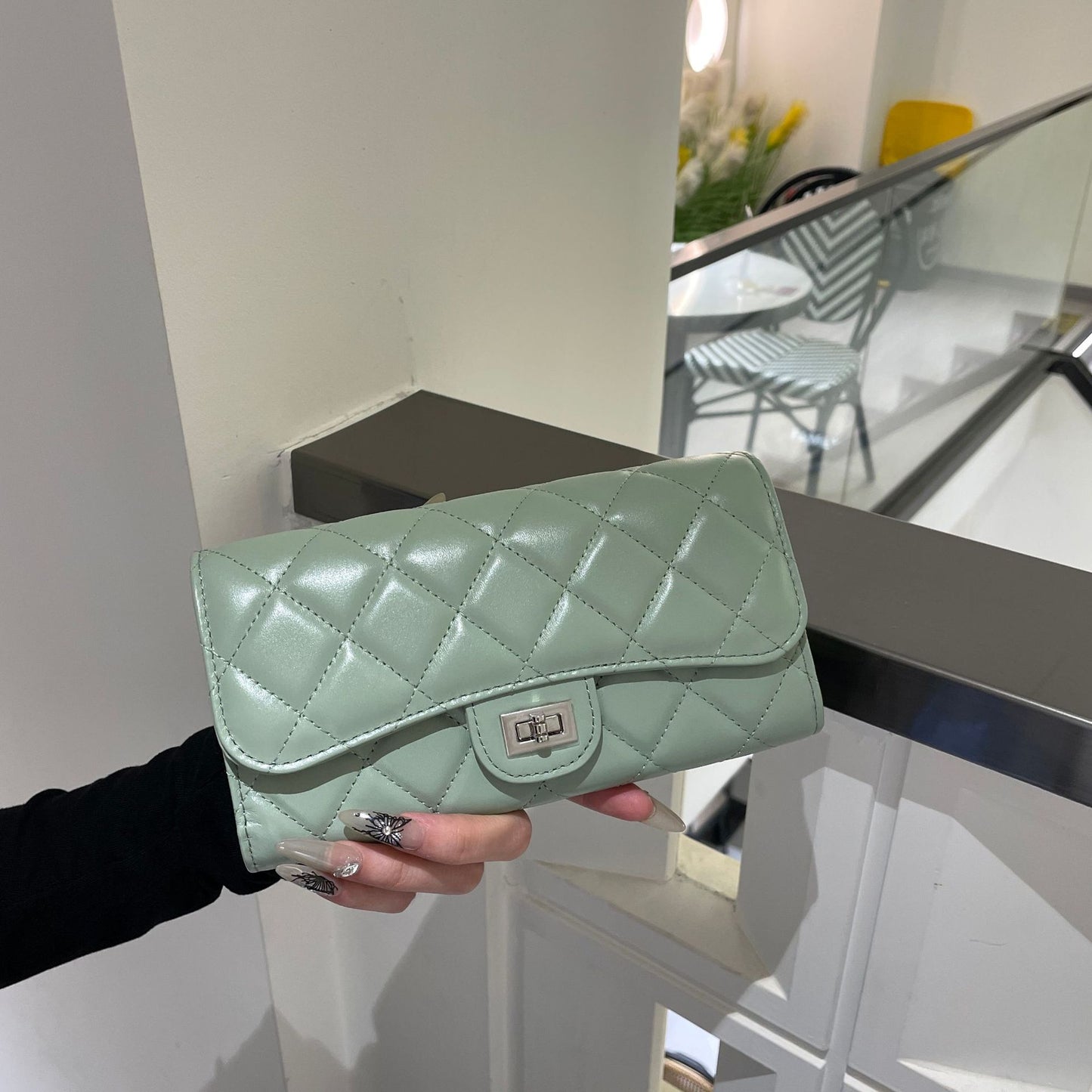 Style High-grade Calfskin Mini Rhombus Chain Crossbody Bags