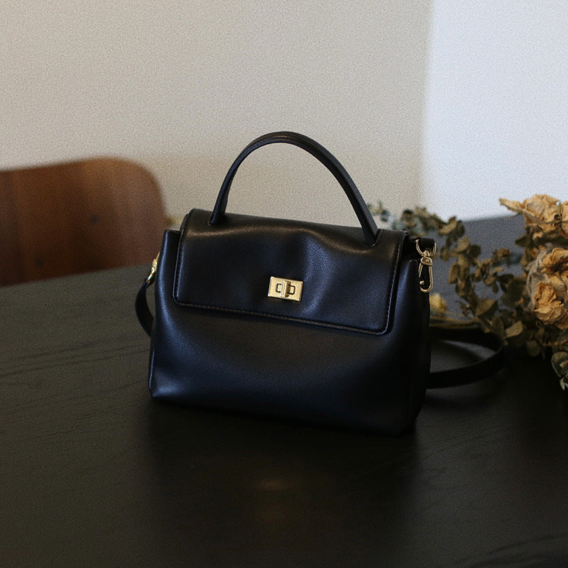 Women's First Layer Cowhide Soft Leather Versatile Shoulder Bags
