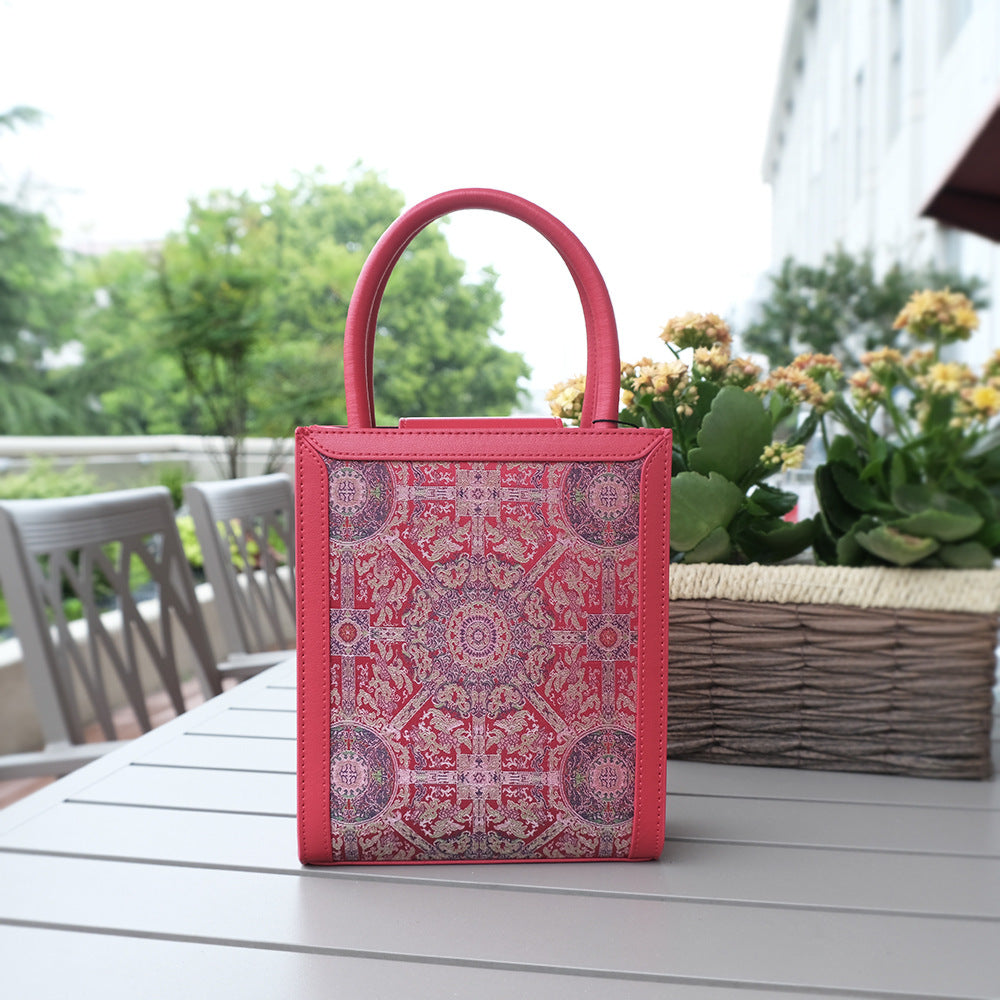 Women's Dynasty Brocade National Style Hand Silk Crossbody Bags