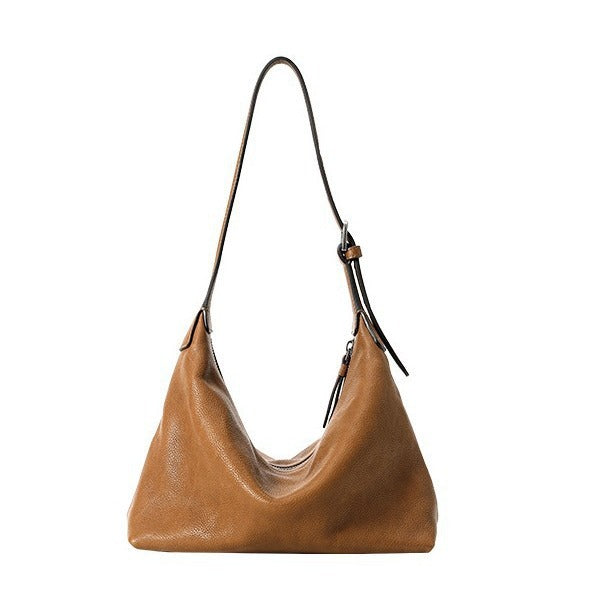 Vegetable Tanned Underarm Classic Versatile Commuter Shoulder Bags