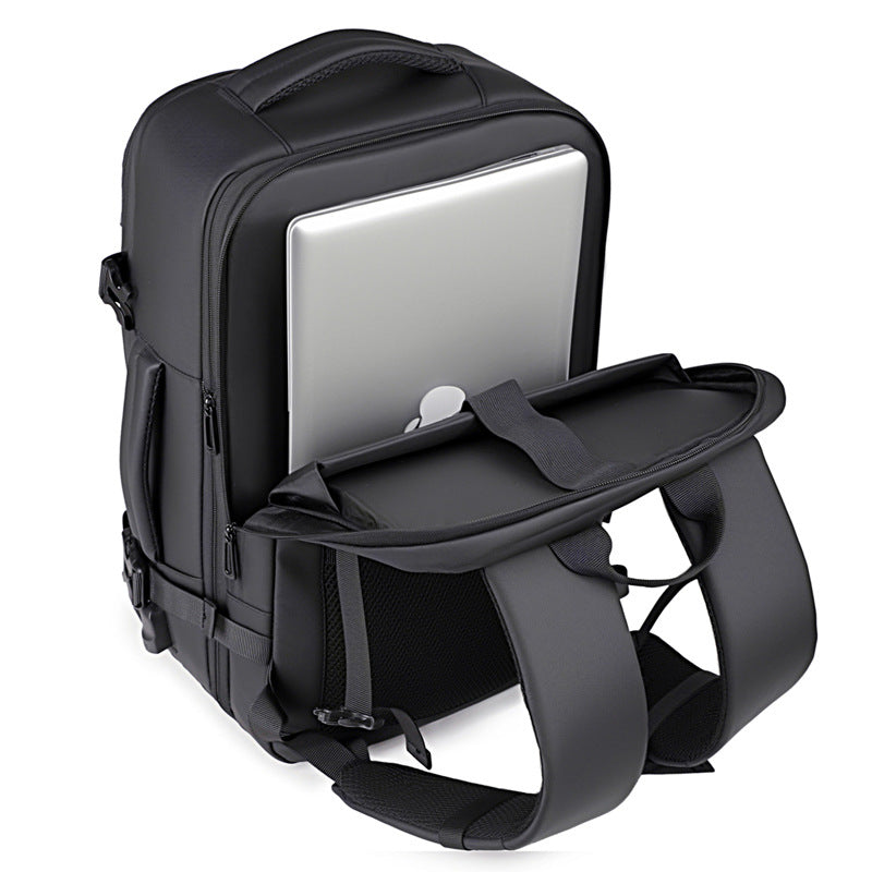 Business Portable Breathable Charging Port Scalable Backpacks
