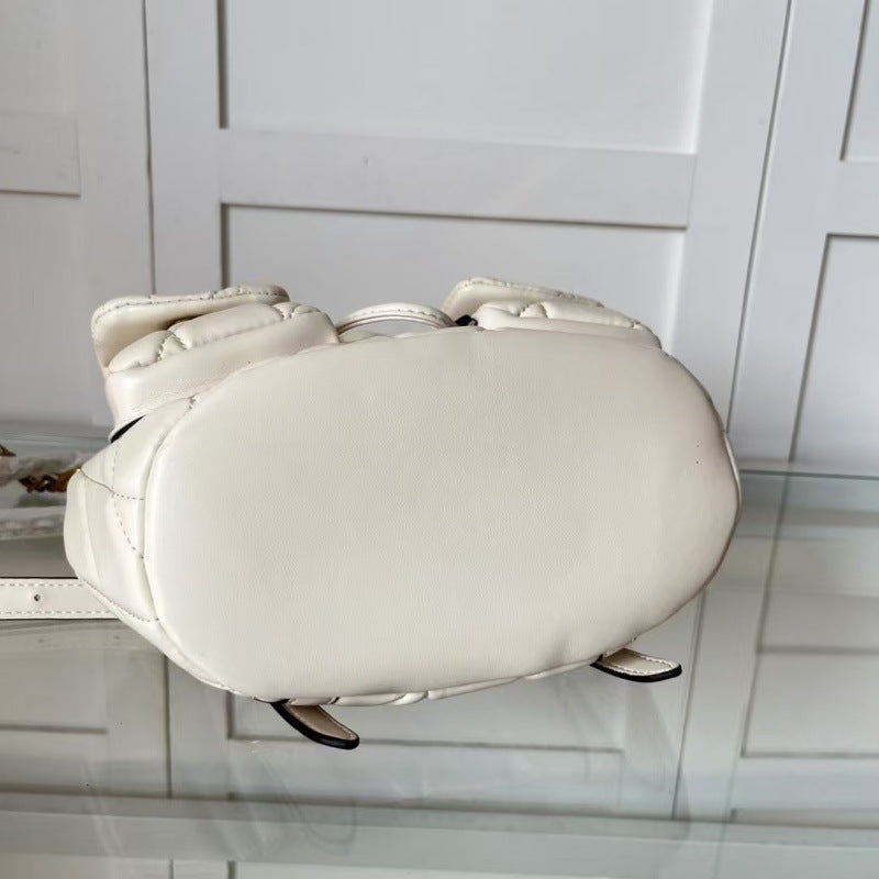 Women's Trendy Rhombus Chain Good-looking Versatile Backpacks