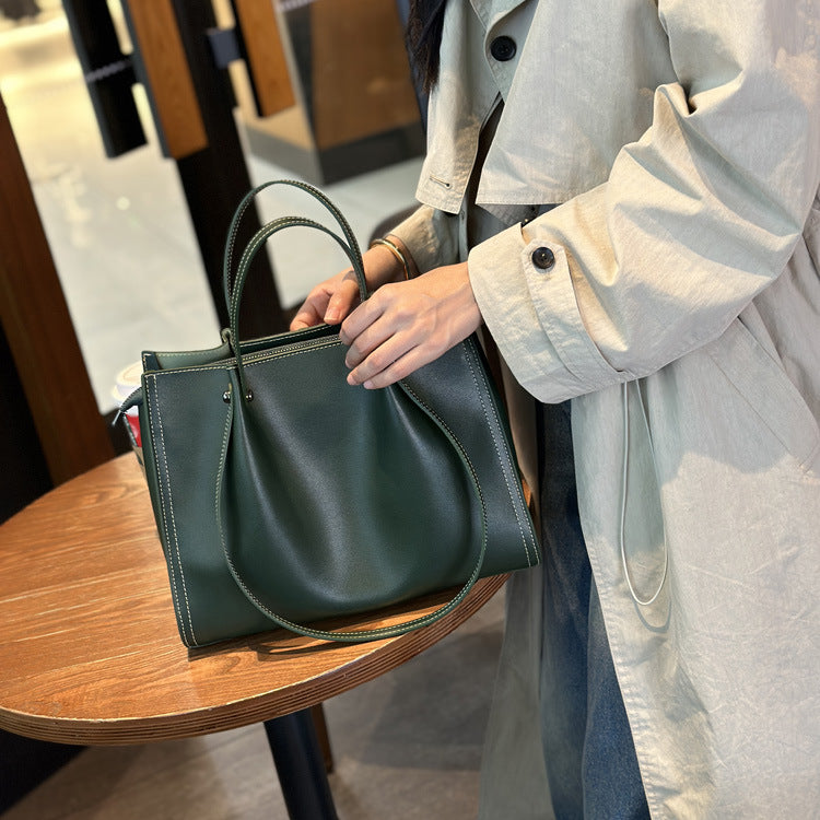 Women's Genuine Leather Large Capacity Summer Cowhide Shoulder Bags