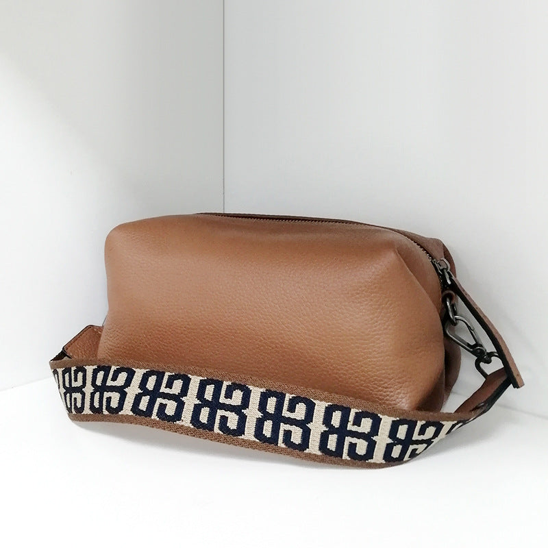 Women's Niche Genuine Leather First Layer Cowhide Crossbody Bags