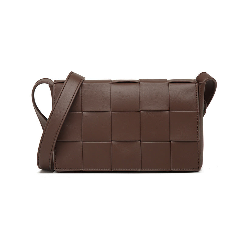 Female Fashion Weaving High Sense Simple Crossbody Bags