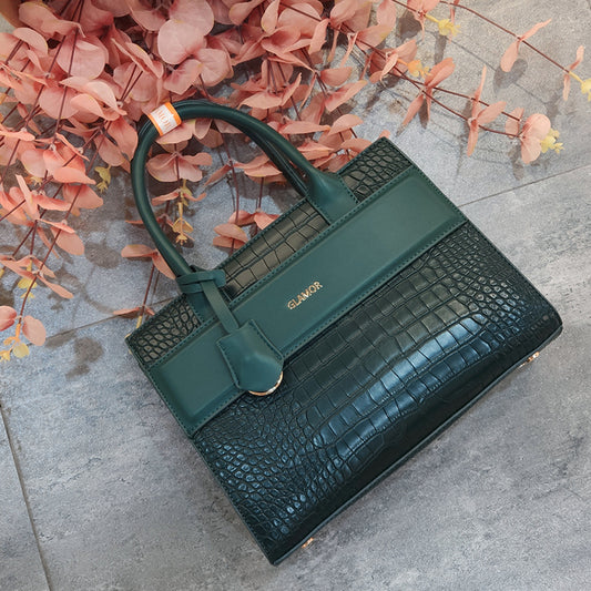 Women's Fashion Crocodile Pattern Summer Commuter Gift Handbags