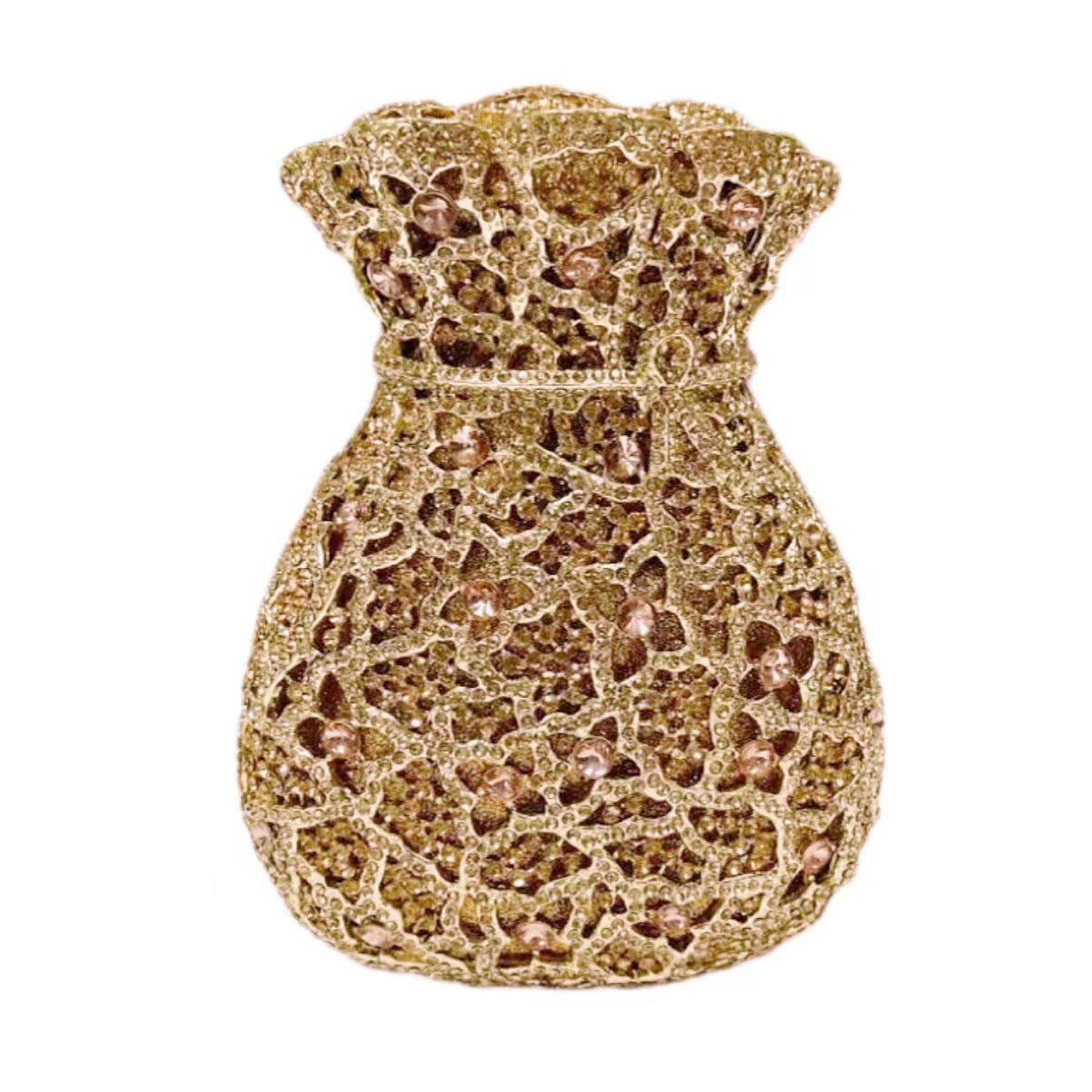 Vase Diamond Handmade Spot Drill Metal Bags