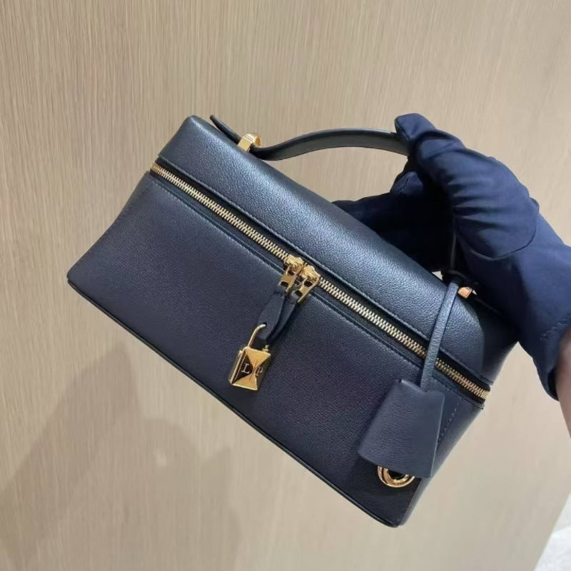 Women's Box High-grade Cowhide Genuine Leather Crossbody Bags