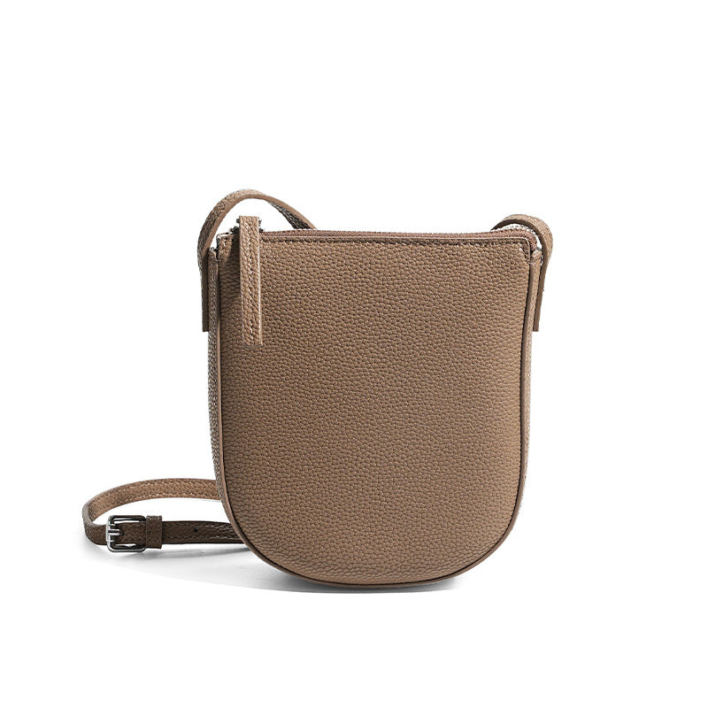 Leather Large Capacity Korean Style Mobile Crossbody Bags