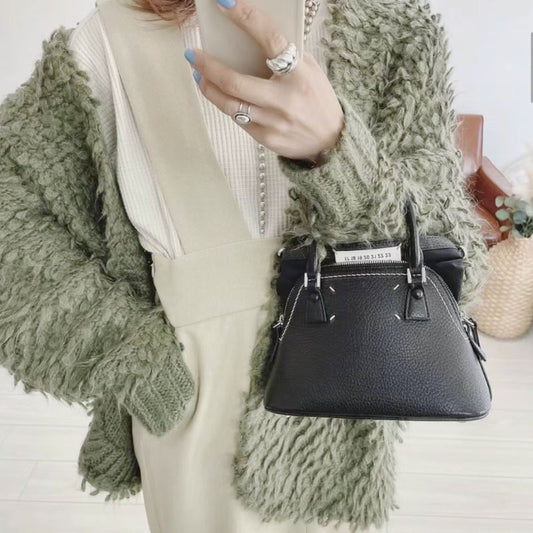 Shell Design Black White Deformation Portable Crossbody Bags