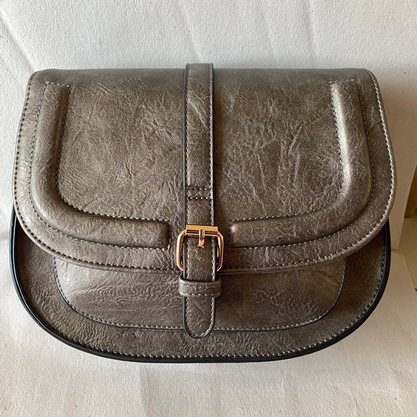 Women's Fashion Style Retro Saddle Semicircle Shoulder Bags