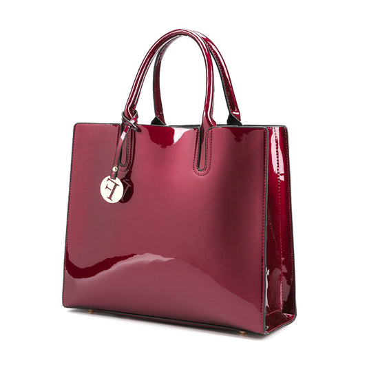 Women's Glamorous Classic Three-piece Patent Leather Handbags