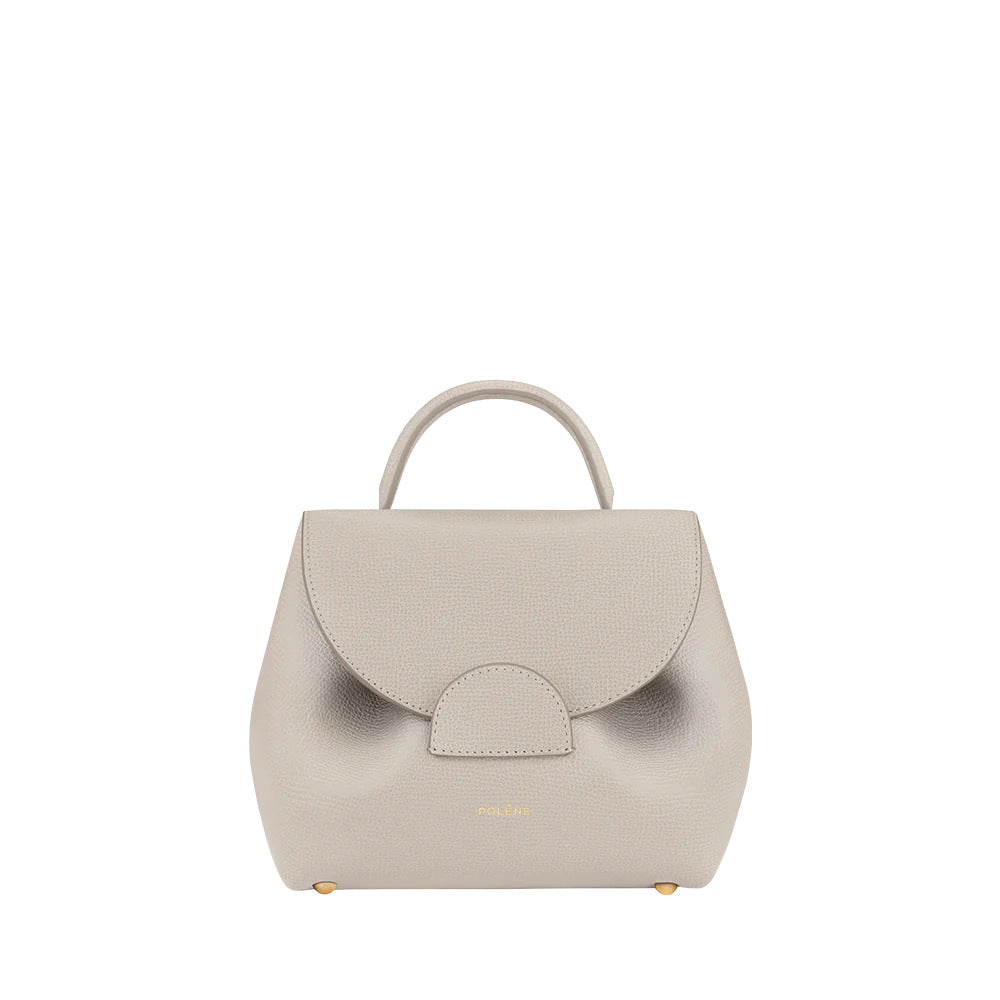 Smiling Face Genuine Leather Boling Commuter Crossbody Bags