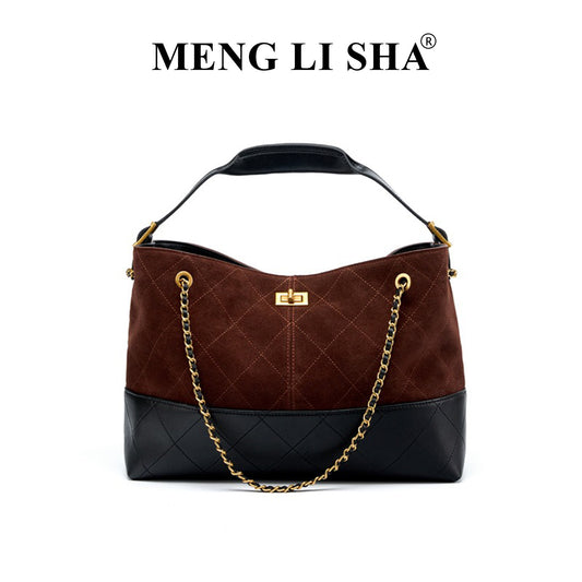 Innovative Cool Style Chain Genuine Leather Shoulder Bags