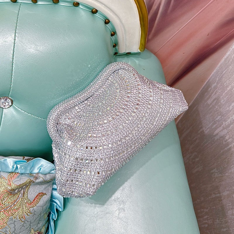 Simple Shiny Sequins Dinner Clutch Design Advanced Crossbody Bags