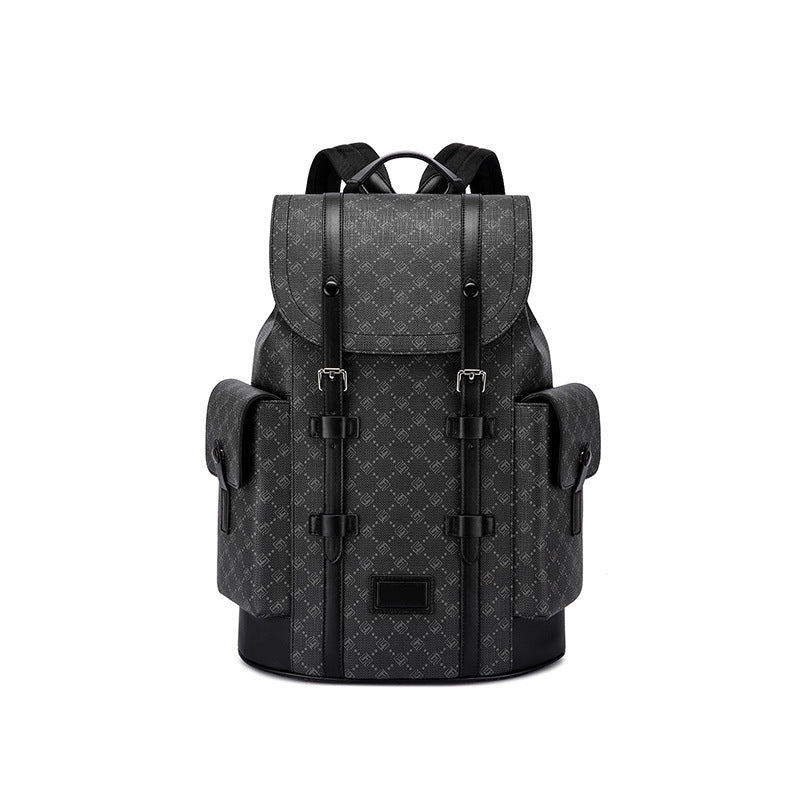 Classic Charming Men's Texture Business Computer Backpacks