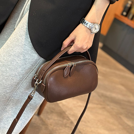 Women's Simple Fashion High-grade Genuine Leather Handbags