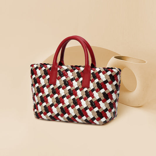 Women's Woven Vegetable Basket Portable Trendy Wild Niche Shoulder Bags