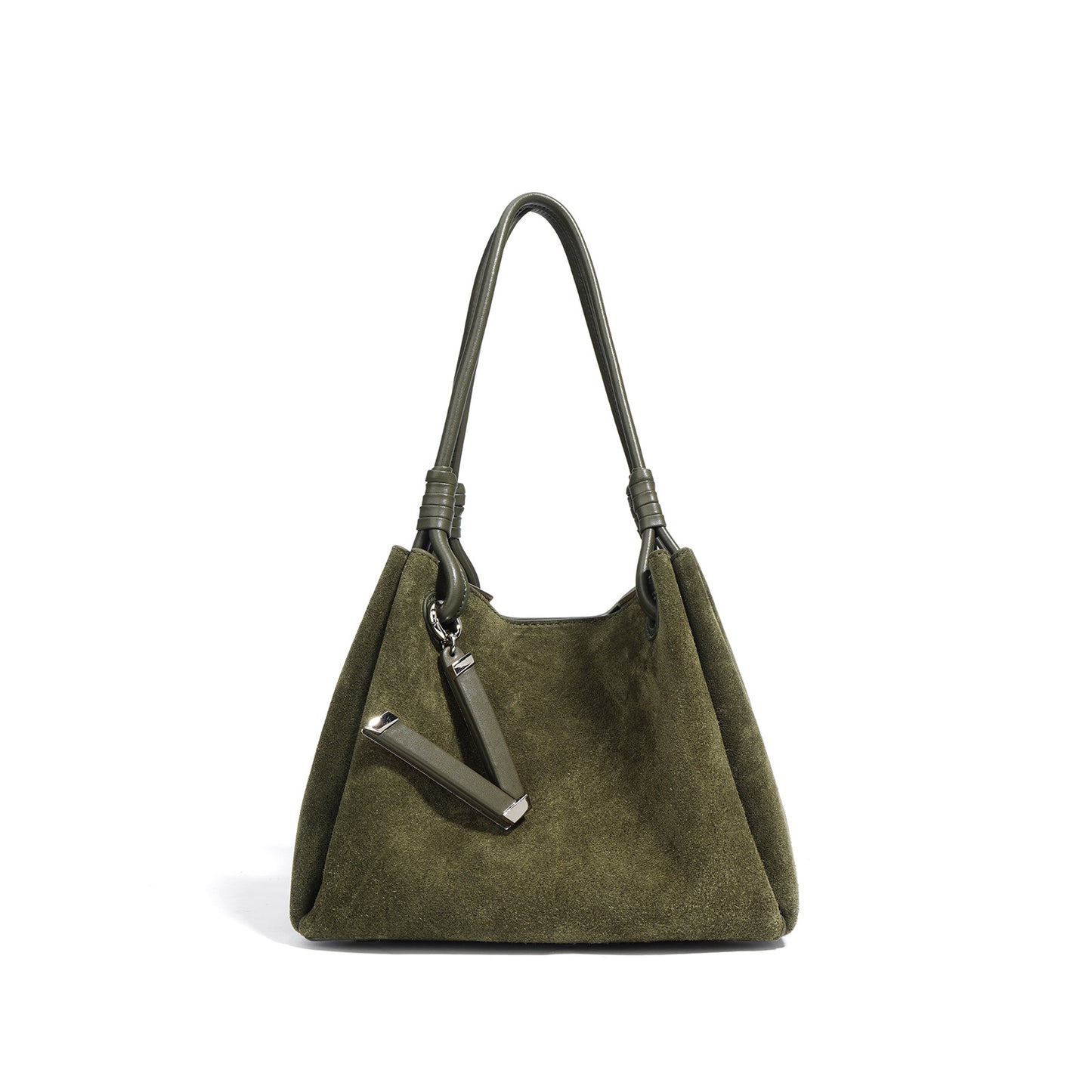 Women's High-grade Trendy Fashion Joker Simple Suede Handbags