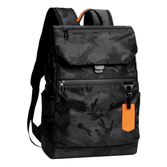 Men's Washed Cloth Business Computer Commuter Lightweight Backpacks