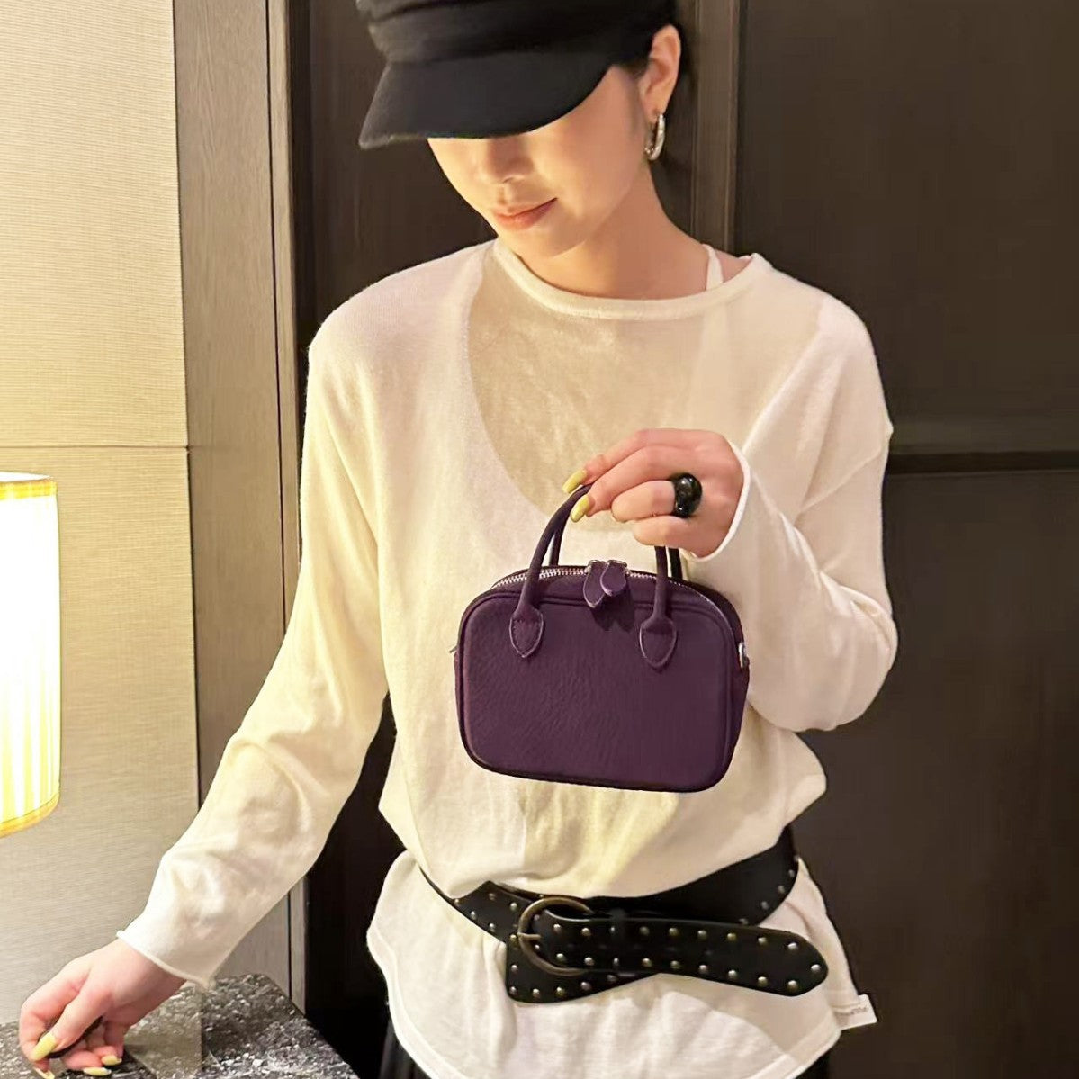 Women's Bowling High-grade Fashion Exquisite Hand Mini Crossbody Bags