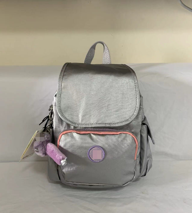 Women's Summer Nylon Canvas Monkey Urban Simple Backpacks