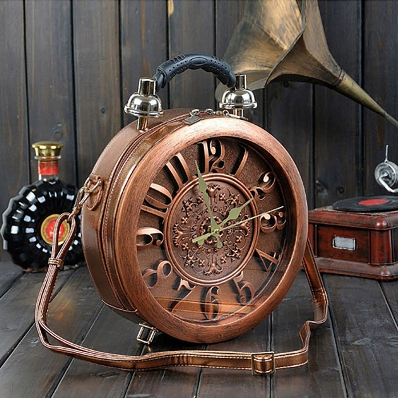 Women's Fashion Retro Style Fashionmonger Personalized Alarm Crossbody Bags