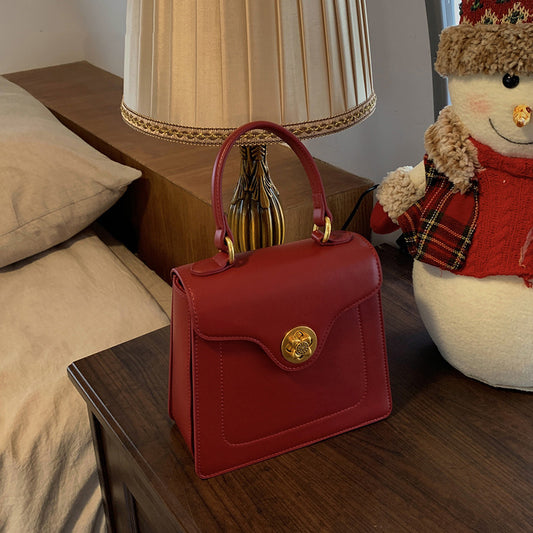 Women's Red Portable Wedding Bridal Trendy Usually Crossbody Bags