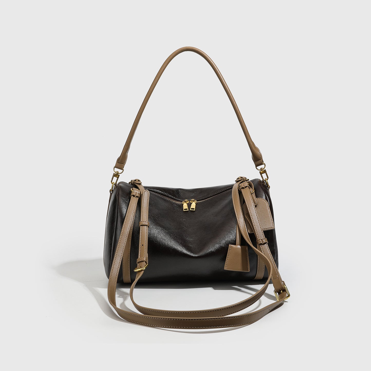 Suede Frosted Boston Large Capacity Commuter Bags