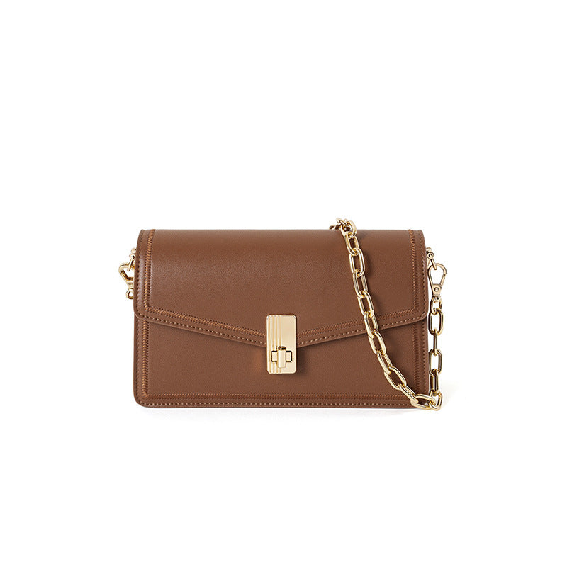 Women's Fashionable Commuter Light Luxury High-grade Leather Crossbody Bags