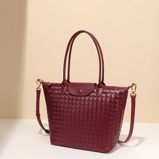 Fashion Dumpling Hand-woven Large Capacity Portable Bags