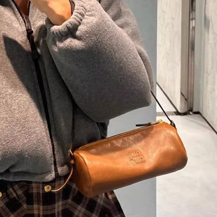 Women's Trendy Glamorous Commute Round Portable Shoulder Bags