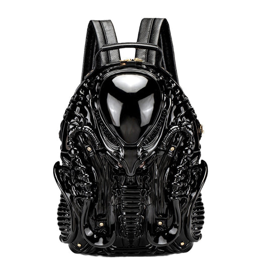 Unique Shaped Personality Iron Warrior Street Backpacks