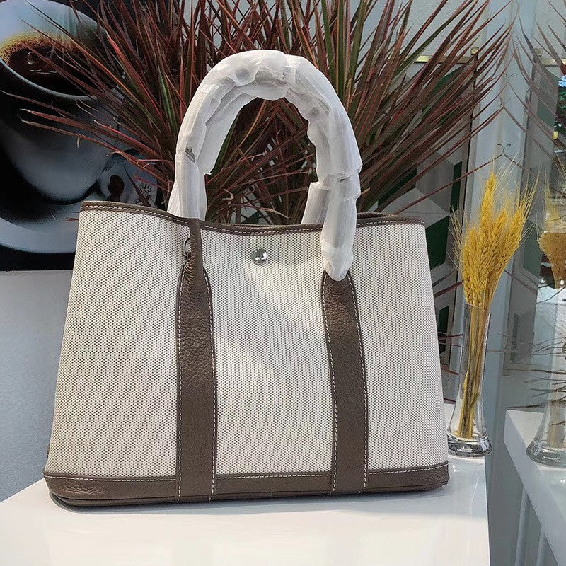Attractive Women's Versatile Canvas Portable Shopping Shoulder Bags
