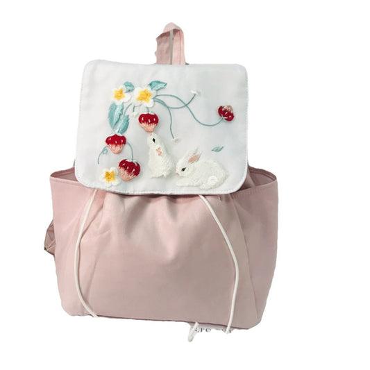 Han Chinese Clothing Embroidered Ancient Style Backpacks