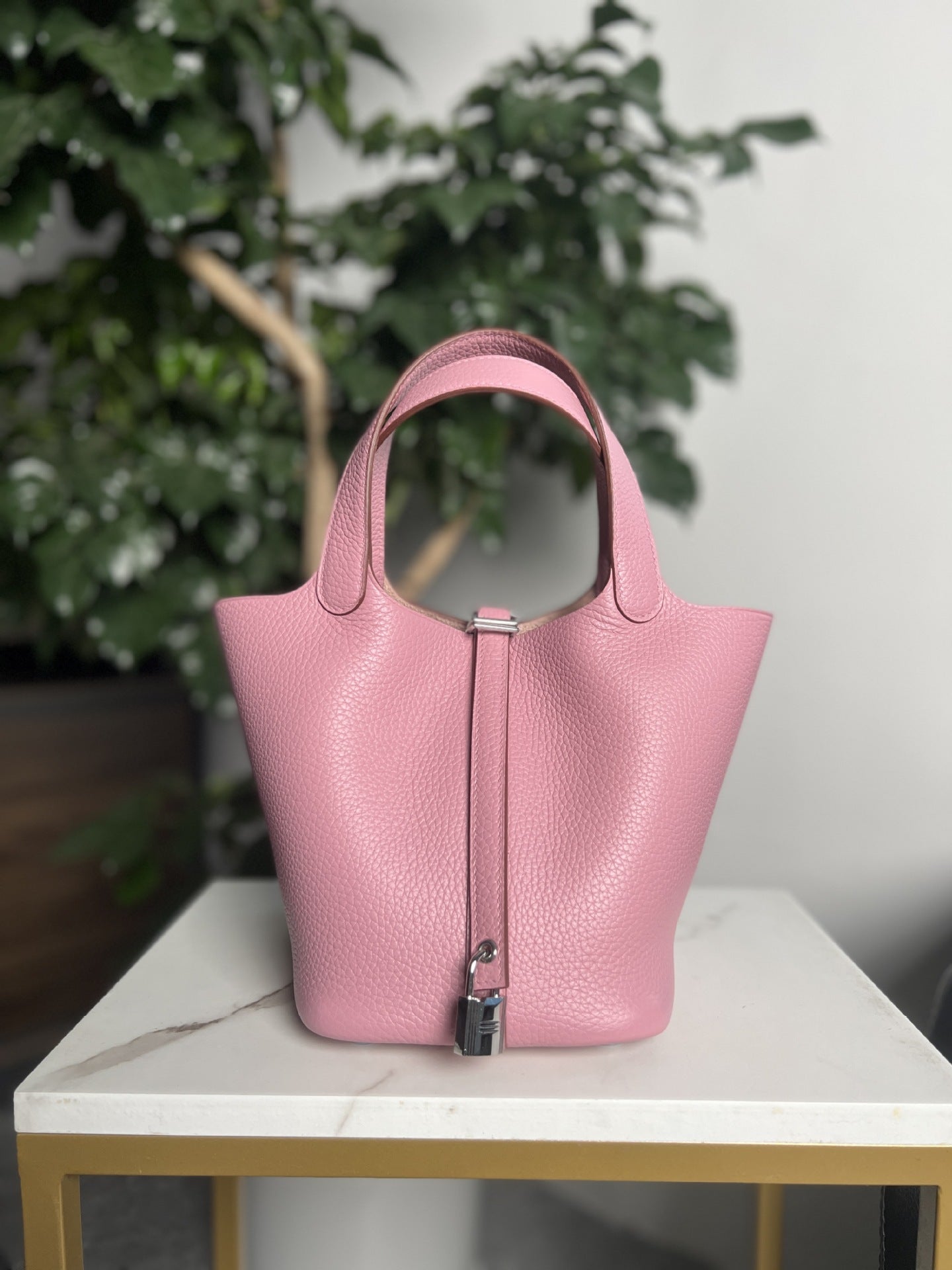 Women's Vegetable Basket Imported Leather Genuine Cattlehide Surface Handbags