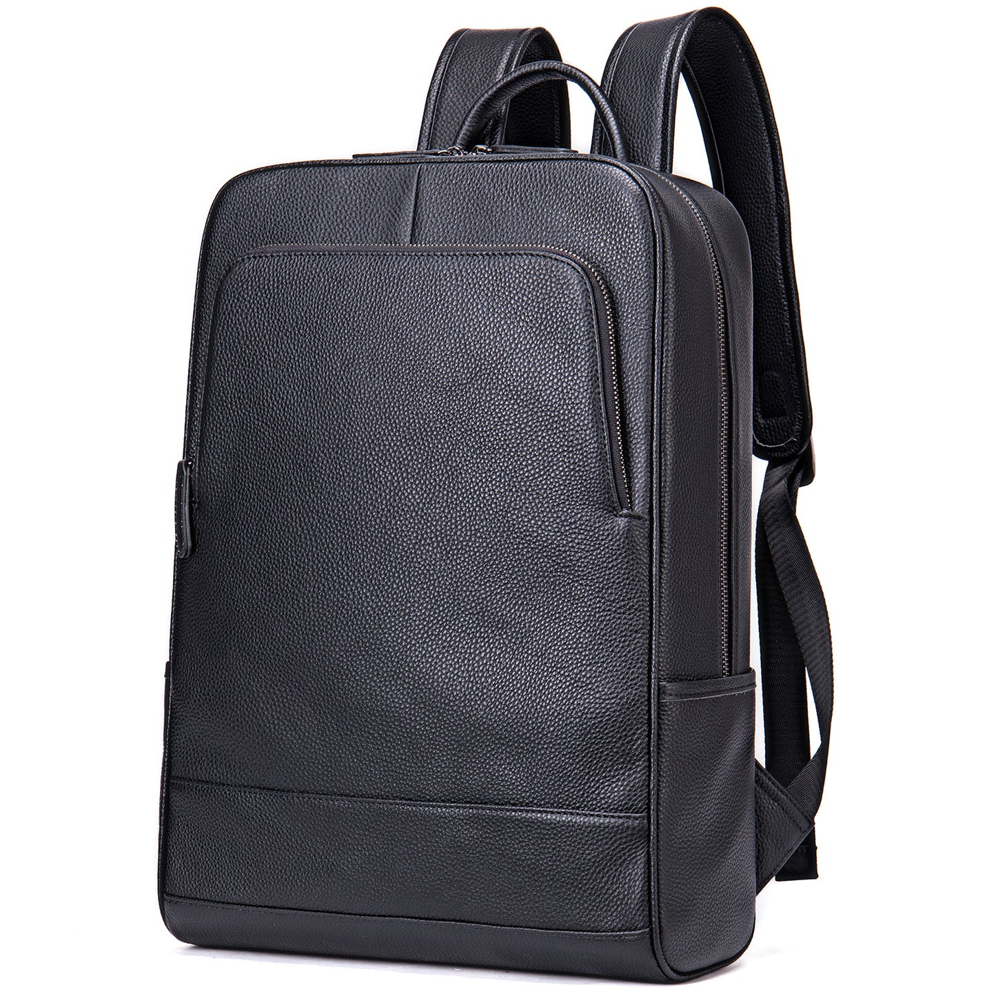 Men's Leather Cowhide Retro Large Capacity Business Backpacks