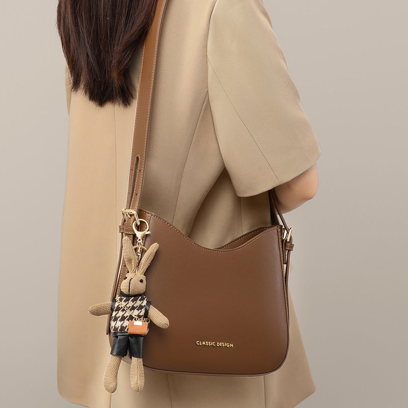 Women's Genuine Leather Large Capacity Versatile Commuting Crossbody Bags