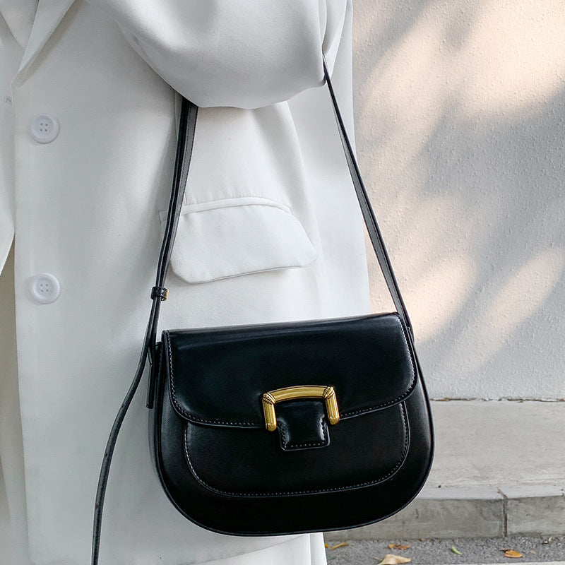 Women's Genuine Leather Fashion Design Elegant Portable Shoulder Bags