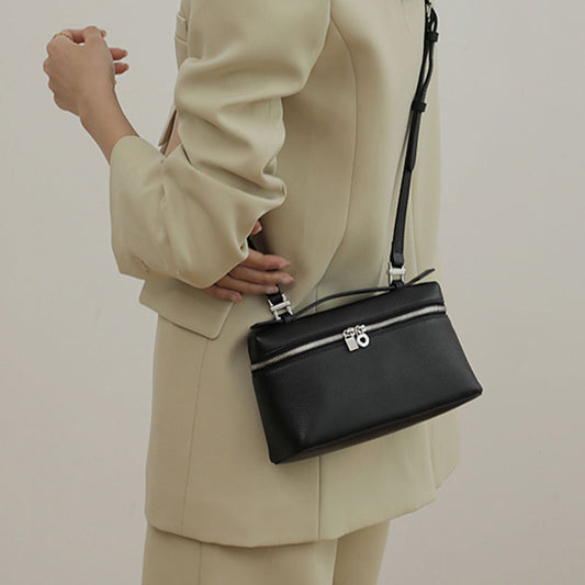 Women's Classy Lunch Box Leather Soft Crossbody Bags